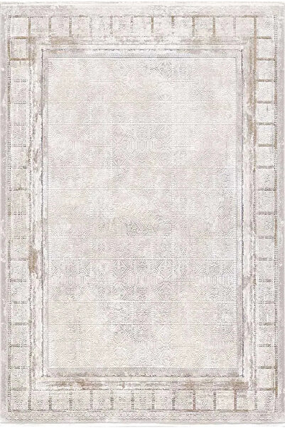 Artemis Halı Couture 00929A Krem Bej Viskon Modern Salon Halısı 200 x 290 cm