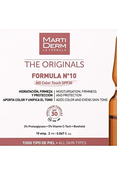 Martiderm The Org Formula N10 Hd Col Touch Spf30 Amp 10S