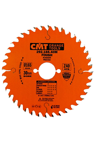 CMT Ferăstrău circular pentru tăierea lemnului și a laminatului 165x30mm 292....