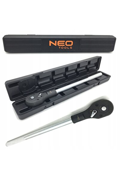 NEO Tools Racletă profesională 3/4 500 mm din oțel CRV cu 24 de dinți, cu CRM...