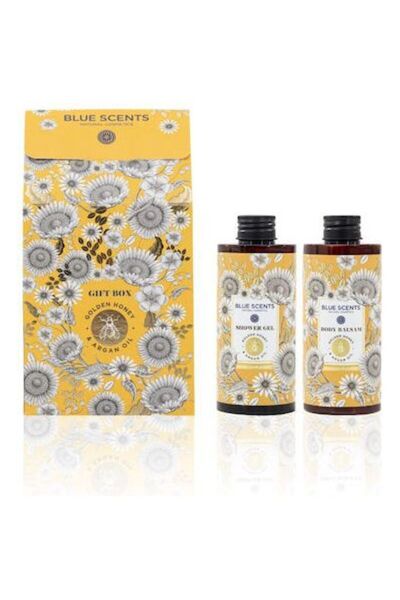 blue scents Σετ Δώρου: Αφρόλουτρο Σώματος με Χρυσό Μέλι & Έλαιο Αργκάν 300ml ...