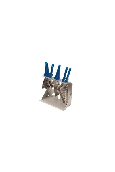GiMetal Suport pentru accesorii pizza, de blat, din aluminiu, 30x15xh28cm