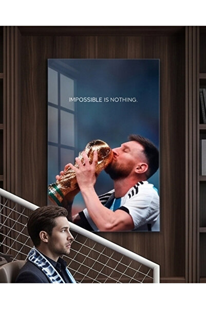 FavloArt Messi Dünya Kupası Pleksi Tablo | Duvar Tablosu ev&ofis hediye