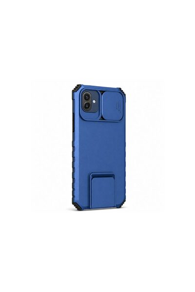DARA Θήκη Defender με Βάση για Samsung Galaxy A03, Μπλε, Ρυθμιζόμενη, Αντικρα...