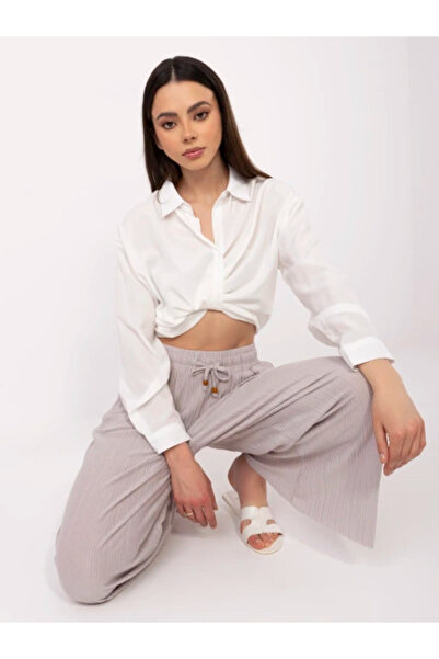 Sublevel Women's Pants, Sublevel, Polyester, Beige, model D16080AB62392D2