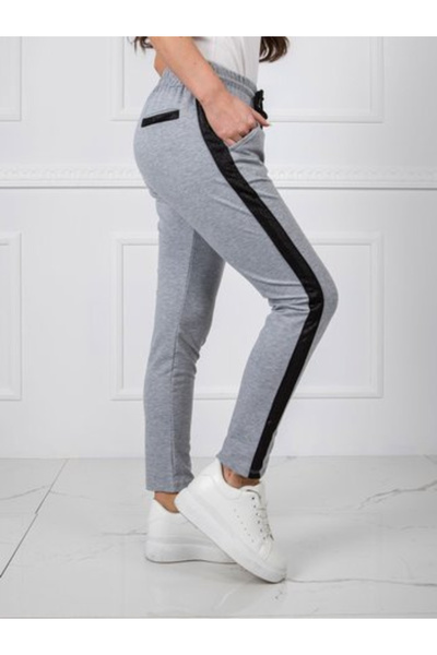 Basic Feel Good Pantaloni Trening Dama Lunga, Sport, BASIC FEEL GOOD, Gri Cas...