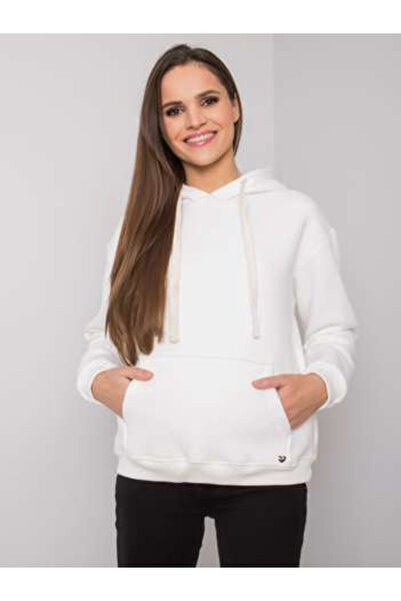 Basic Feel Good Women's Sweatshirt, BASIC FEEL GOOD, Long Sleeve, Ecru, model...