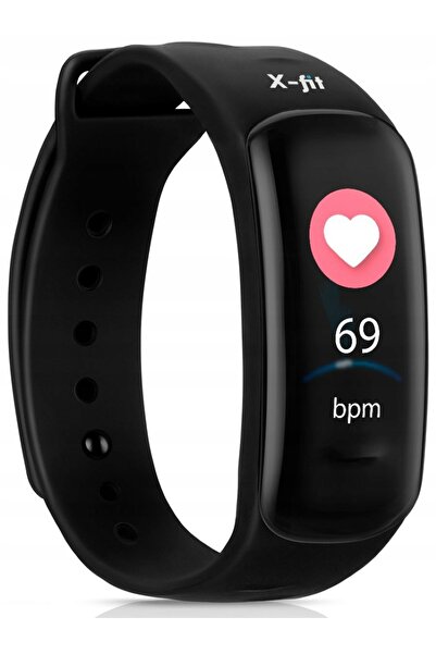 Niceboy Brățară inteligentă X-fit Plus Negru Bluetooth 90mAh OLED 0,96 IP67
