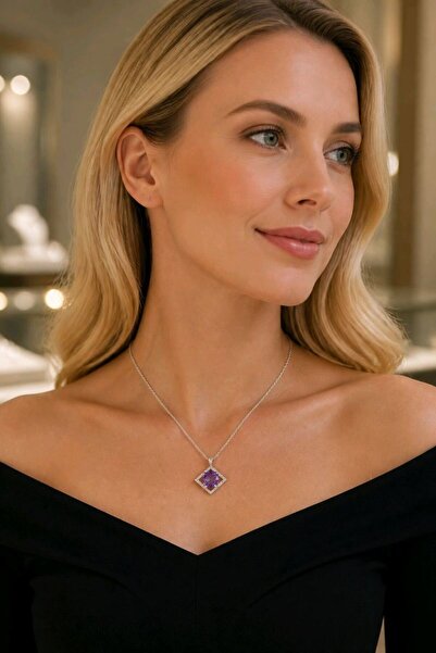 Monalisa Home Luxurious Figured Statement Necklace with Zircon Stones