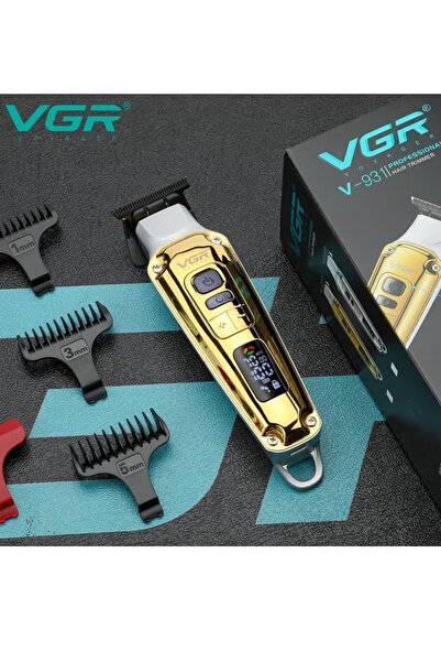 VGR V-931 Professional Hair Trimmer with Digital Display, 5500-7000RPM Button...