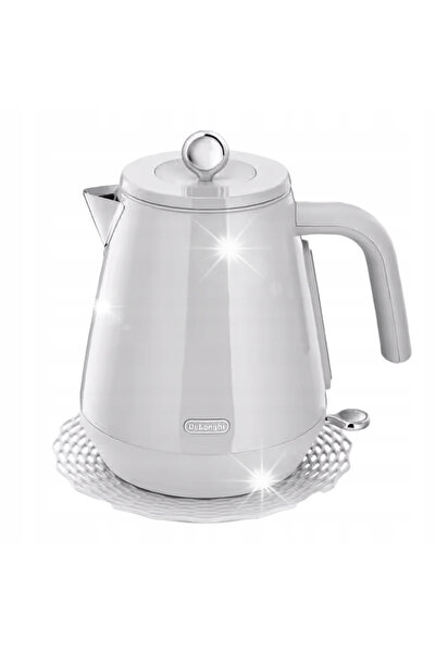 De'Longhi Fierbător electric DeLonghi Eclettica KBY2001.W 1,7L 2000W Alb