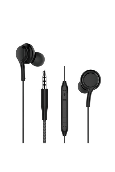 WIWU EB310 ενσύρματα ακουστικά, βύσμα 3.5mm, μαύρα