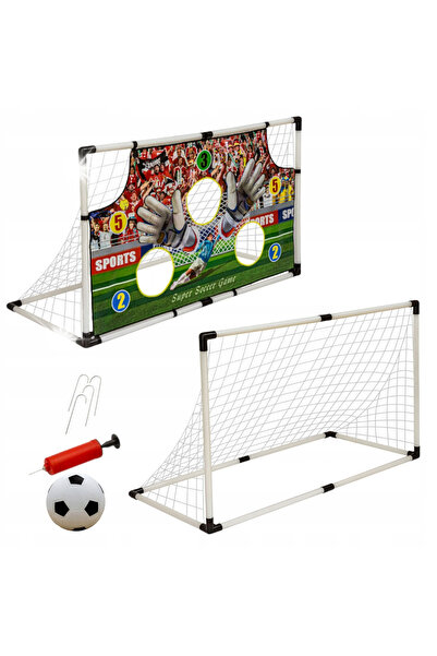 Stator Poartă de fotbal 2 în 1 pentru copii, set de fotbal -S-