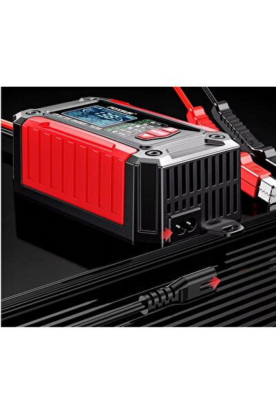 Foxsur Aparat de încărcat auto pentru baterii 12V 6A AMG, Tester de baterii 2...