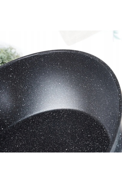 Vilde Tigaie GRANITĂ pentru prăjit și gătit în smântână, cu capac, 28 cm
