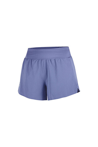Salomon Sense Aero Stow 4" Women's Running Shorts Lc2770400 Blue