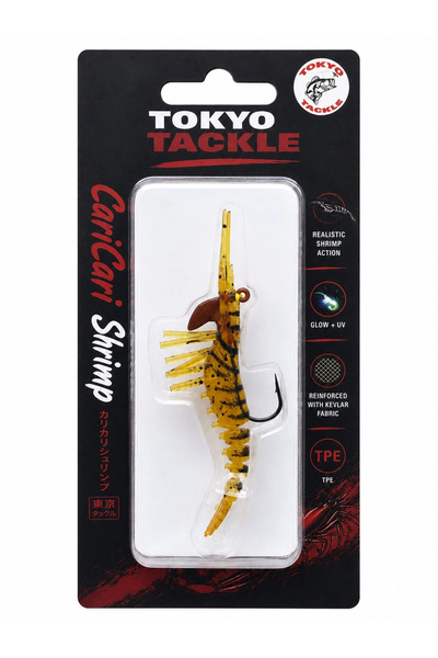 Tokyo Tackle CariCari Shrimp 5cm 3.7gr Baby Silikon Karides LRF Sahte Yem (Re...