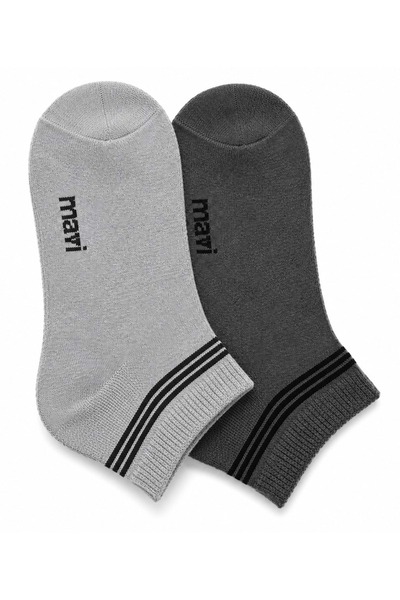 Mavi M090984-257 2 τεμάχια κάλτσες με τακούνι Κάλτσες Unisex ΓΚΡΙ