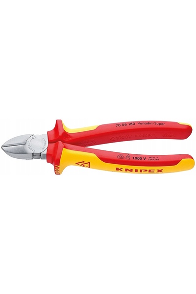 Knipex Clești tăietori laterali 180mm VDE 1000V 70 06 180