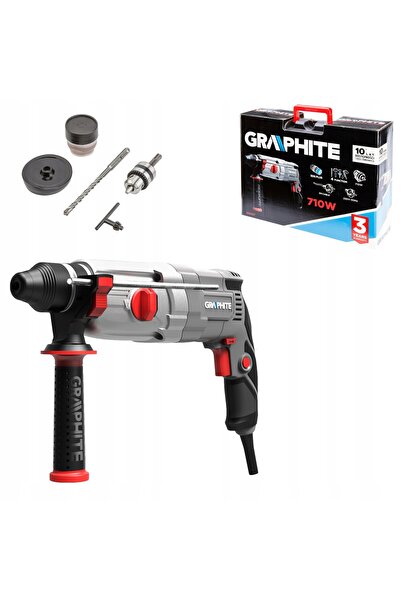 graphite Ciocan rotopercutor SDS+ 900W, valiză