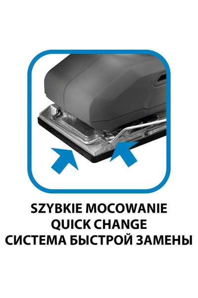 graphite Polizor orbital 260W, bază 90 x 187 mm
