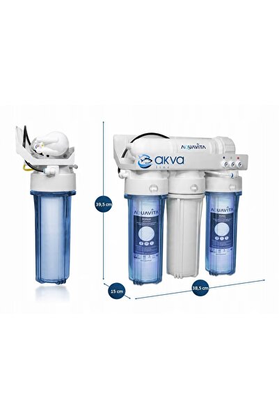Aqua Vita Filtru RO pentru Acvariu Osmoză Inversă RO4 100 GPD Filtre de Apă p...