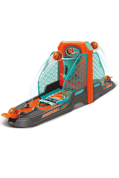 Generic Mini Dunk Arena Table Top Basketball Game - Spring-Loaded Portable Toy
