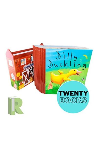 Little Tiger Press Prietenii din Curtea Fermelor - Set de Colecție de 20 de C...