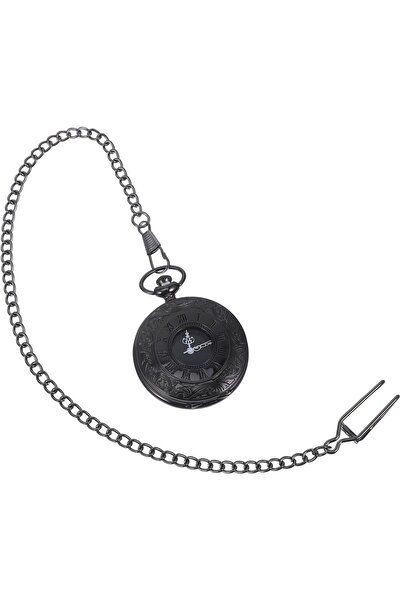 balacoo Vintage Pocket Watch with Thick Chain Dual Display Roman Arabic Numer...