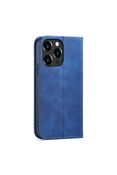 OEM Husă portofel magnetică elegantă pentru iPhone 13 Pro Max, Albastru