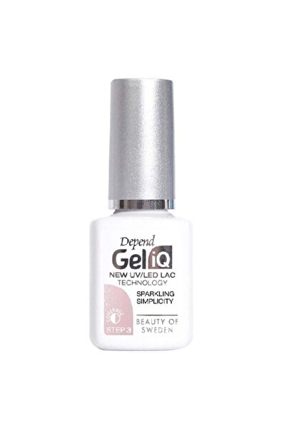 Depend Set 2 x Oja Semipermanenta Gel IQ UV LED, Sparkling Simplicity, 5 ml