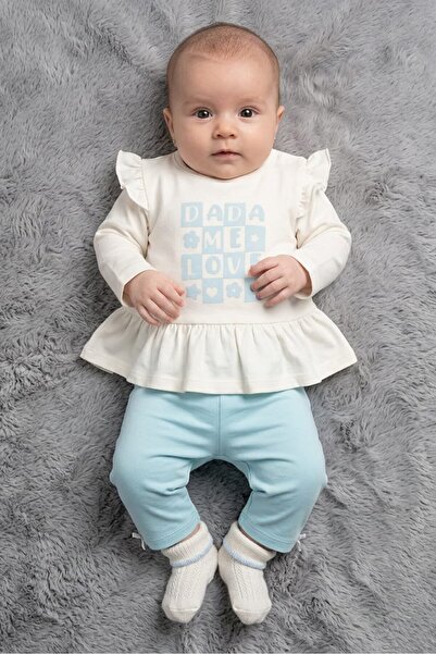 Popees Toddlers Girl 2 Pcs Graphic Print Top And Pants Set, Multicolor