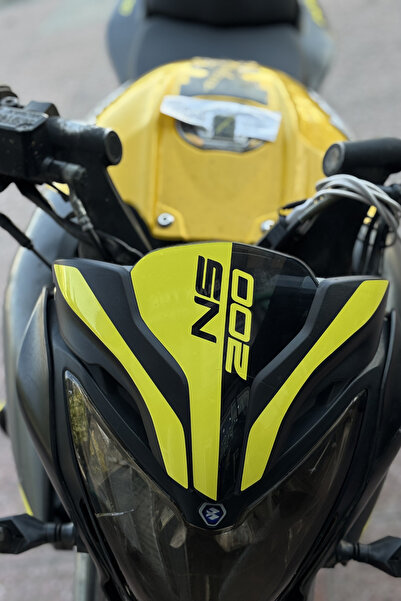 Banxtre 3 Pieces Head Detail Sticker Set for Bajaj Pulsar Ns200