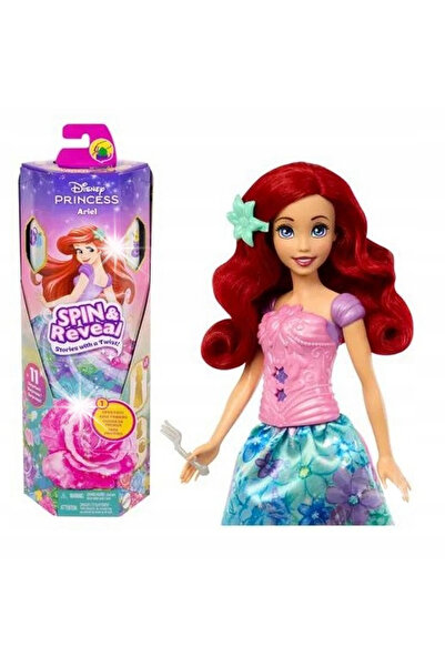 Mattel Interactive Prințesa Disney Arielka, păpușă de modă cu funcție de roti...
