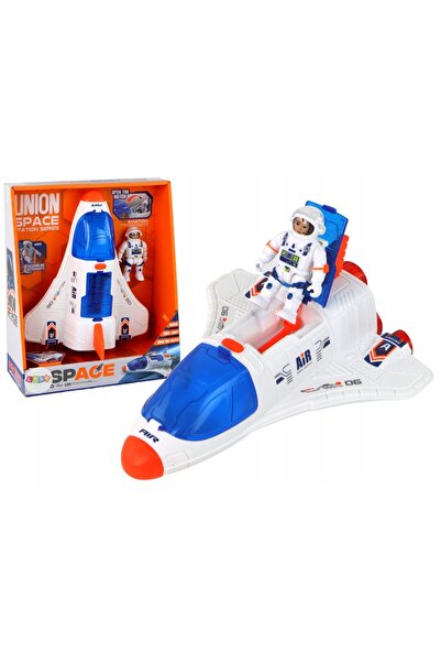 LeanToys Misiune Spațială Set Spațial Rachetă Cosmonaut Cosmos 2 ELE