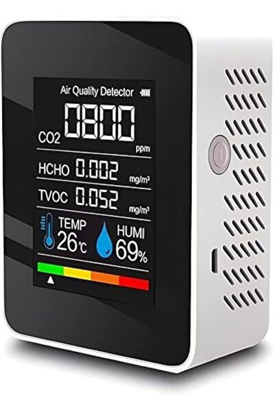 Eduplan B-Qtech 5 in 1 Air Quality Monitor, Indoor Air Quality Tester