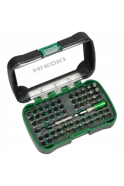 HiKOKI - Hitachi Set de biți Hikoki în cutie, cu 2 suporturi, lungime bit 25m...
