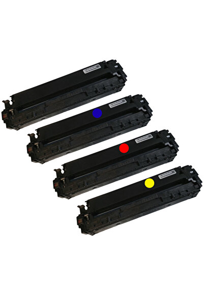 Canon İ-Sensys LBP-611cn Muadil Toner, Canon İ-Sensys LBP-613cdw Muadil Toner Seti (Siyah-Mavi-Kırmızı-Sarı)