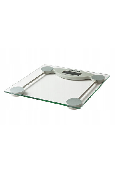 MESKO Cântar de baie electronic GLAZURAT de precizie, pentru 150 kg, LCD, alb
