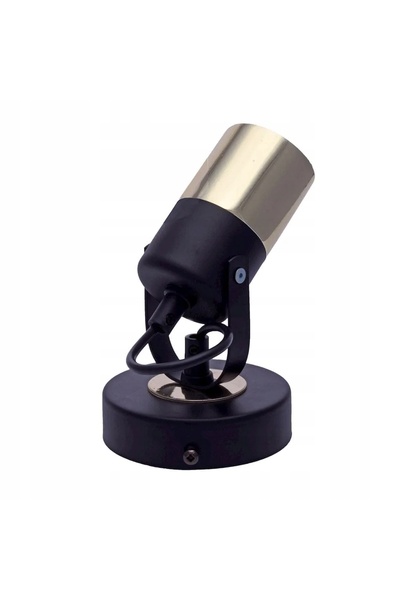 NO BRAND Aplică de perete WILSON BLACK 1xGU10