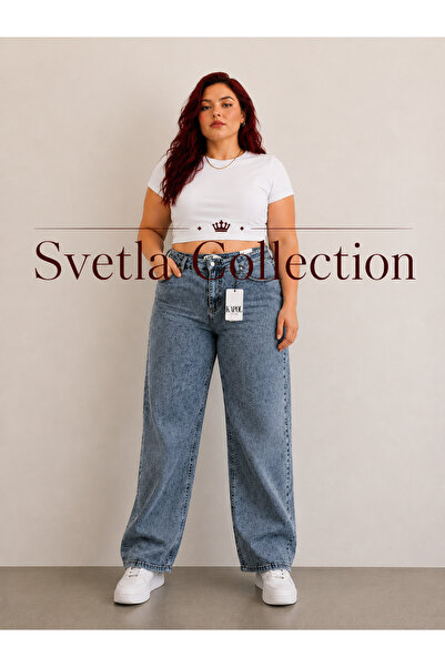 KAROL Svetla Collection büyük beden jean pantalon