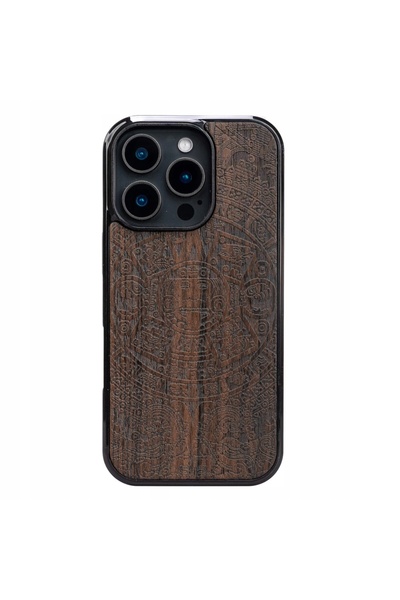BewooDesign Husă din lemn Bewood pentru iPhone 16 Pro AZTEC CALENDAR ZIRICOTE