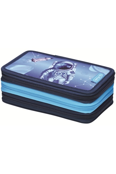 Herlitz Penar echipat 31 piese, 3 fermoare, Cosmic Explorer,