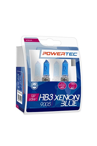 M-TECH Bec halogen 2 buc. HB3 Xenon Albastru 12V max. 65W PTZXBHB3-DUO