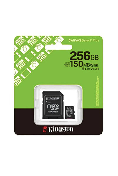 Kingston 256 Gb Canvas Select Plus Micro Sd Card Cl10 Sdcs3/256Gb