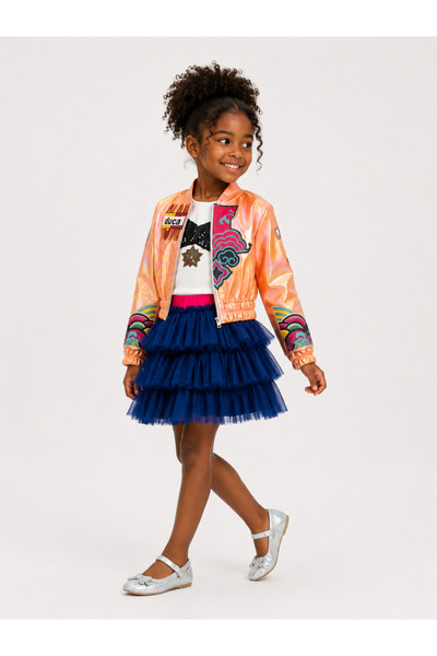 DUCA KIDS Rumi with Orange Jacket K-Pop Girl Costume