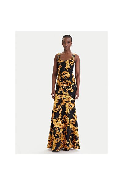 VERSACE JEANS COUTURE Γυναικείο Καθημερινό Φόρεμα 80HAO970 JS550 Μαύρο