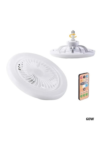 OEM Ανεμιστήρας Οροφής 60W με Φως, Τηλεχειριστήριο & 3 Ταχύτητες FAN-X001 26εκ.