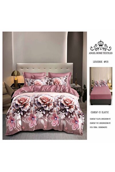 AngelsHome Lenjerie cearsaf cu elastic