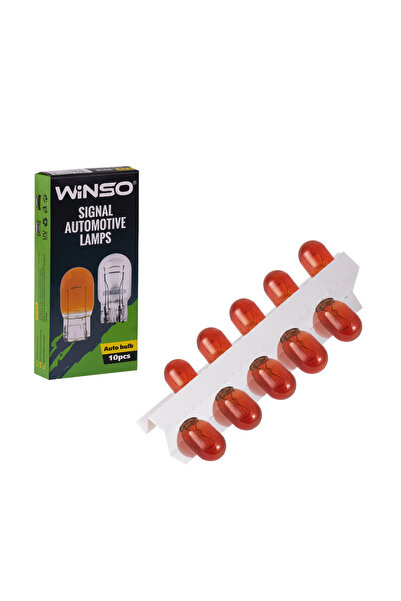 Winso Bec Halogen 12V WY21W 21W WX3x16d Amber